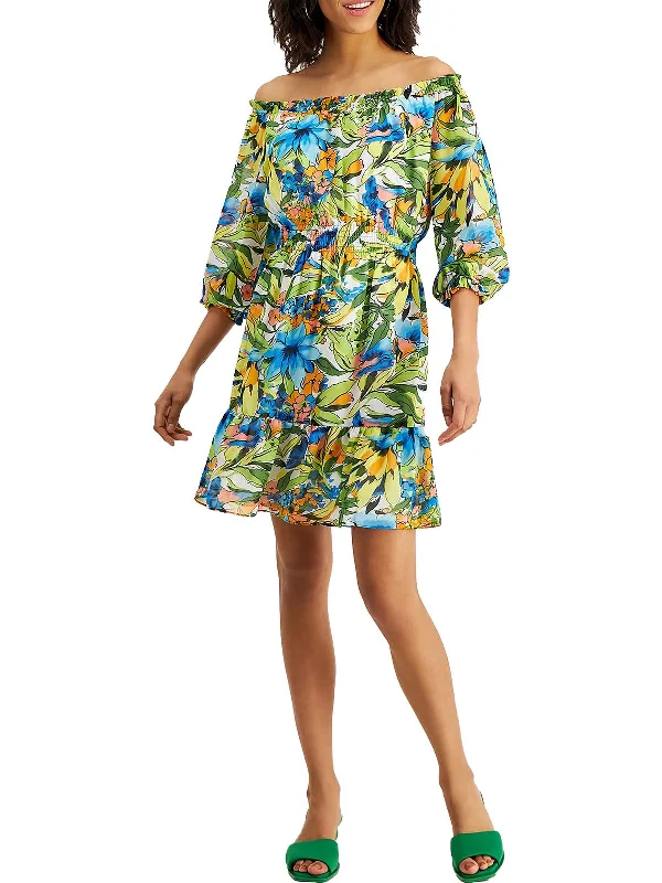 Don’t Wait – Deals Won’t Last!Womens Ruffled Short Mini Dress