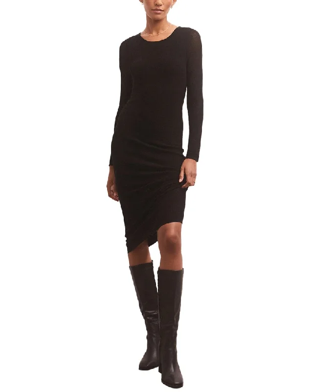 Your Favorite Items on Sale Now!Z SUPPLY Liza Sweater Mesh Midi Dress