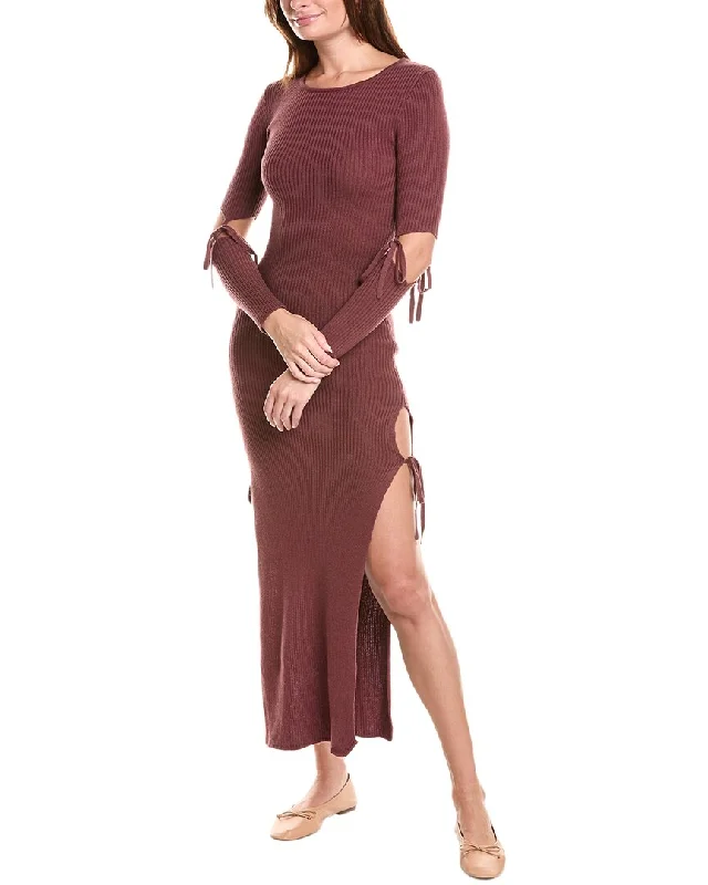 One Click Away from Big Savings!27 Miles Malibu Ribbed Wool-Blend Maxi Dress