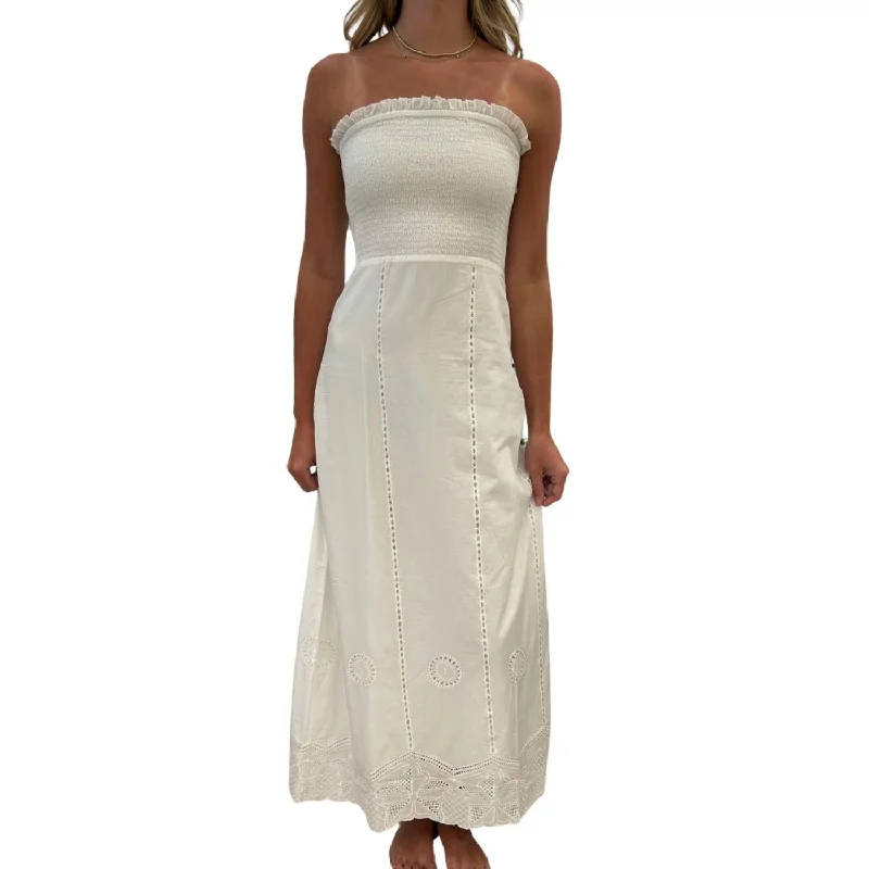 Hottest Discounts of the Year!Abbey Maxi Dress In White