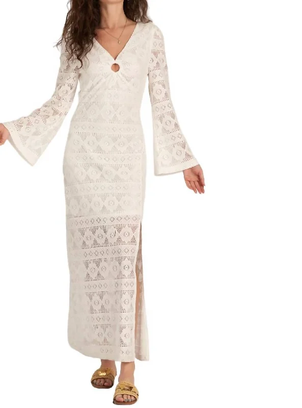 Biggest Sale of the Season!Annie Lace Maxi Dress In White