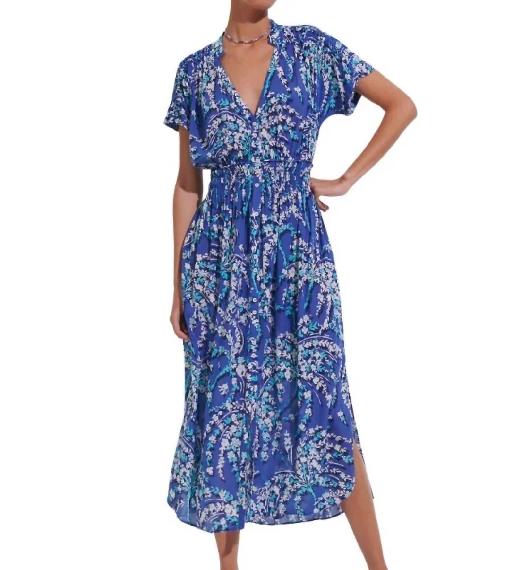 Your Wallet Will Thank You!Becky Maxi Dress In Blue Kaktus
