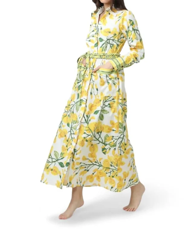 Buy More, Save More!Cecile Maxi Dress In Golden Rain