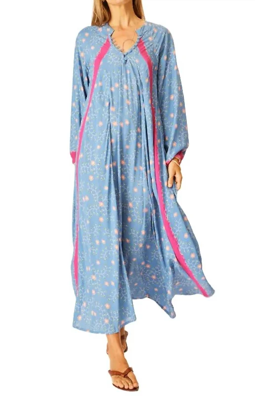 Your Discount is Waiting!Fiore Maxi Dress In Pinwheel Denim
