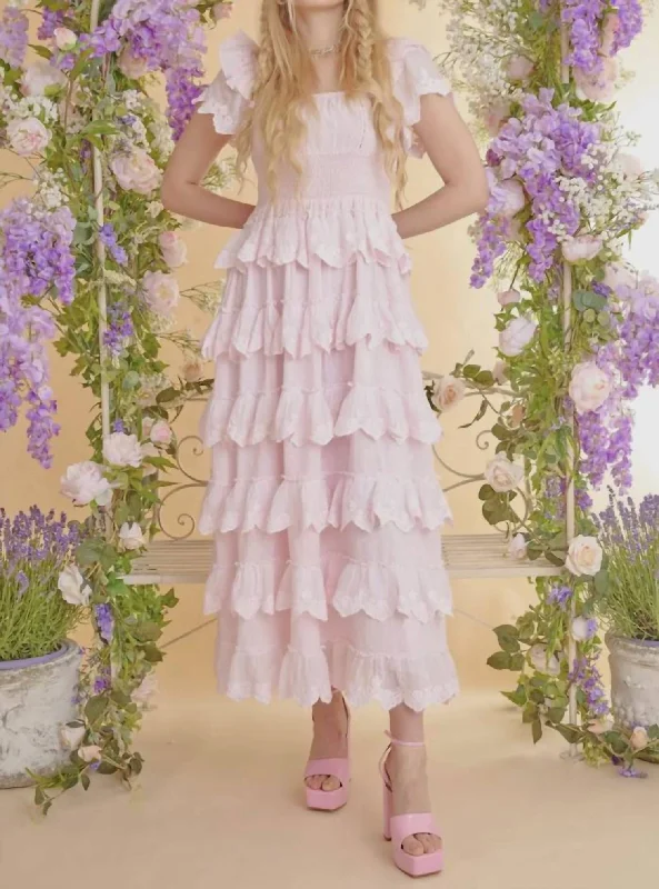 Limited Stock Available!Harper Maxi Dress In Pink