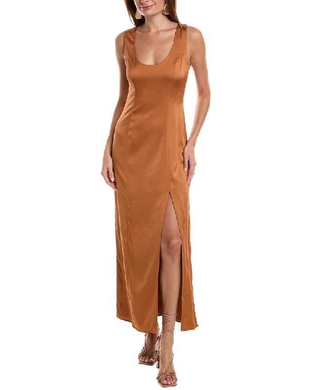 Must-Have Deals Inside!Hutch Lolo Satin Maxi Dress