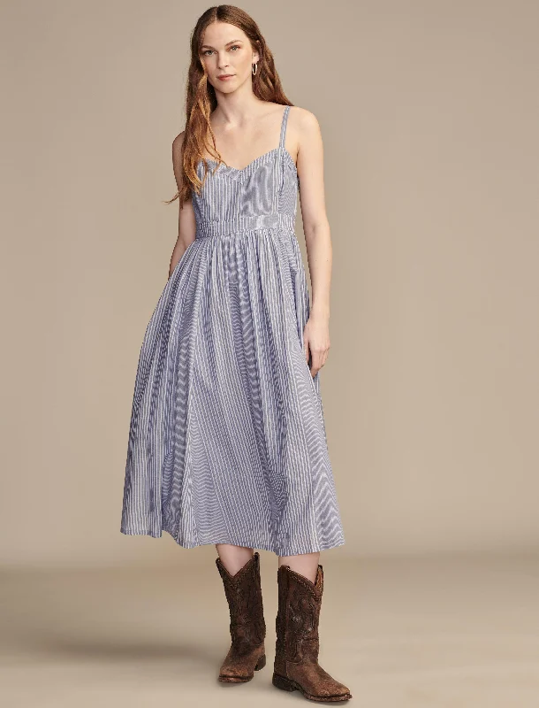 The Best Sale of the Year!Lucky Brand Women's Seamed Bodice Maxi Dress