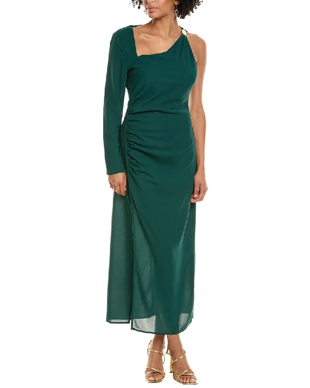Price Drop Alert!Madison Miles Asymmetrical Maxi Dress