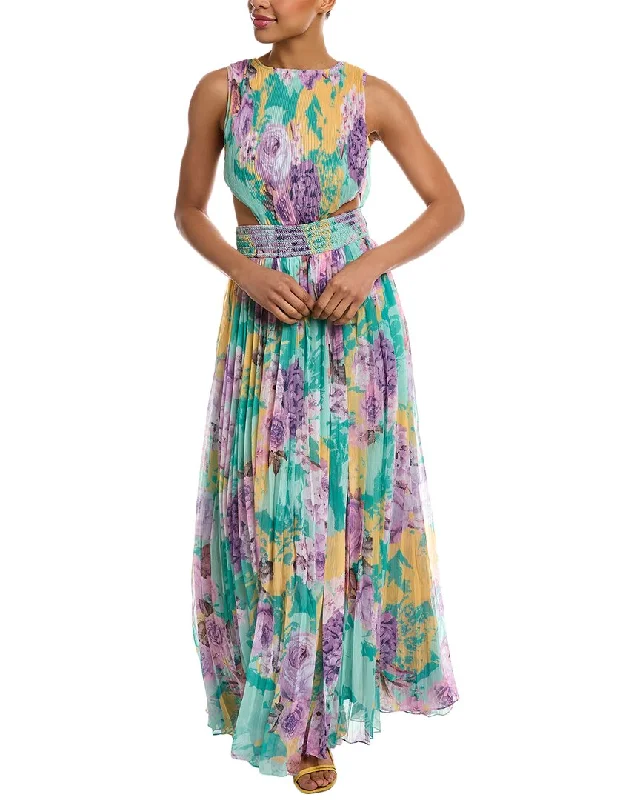 Your Favorite Items on Sale Now!Rococo Sand Accordion Pleated Maxi Dress