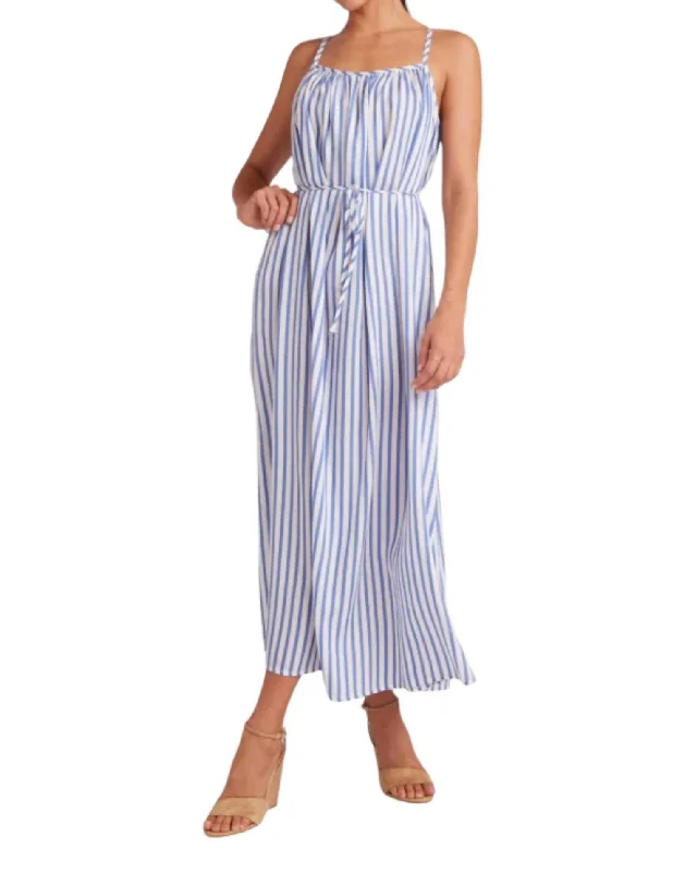 Today Only – Don’t Miss It!Shirred Cami Maxi Dress In Blue