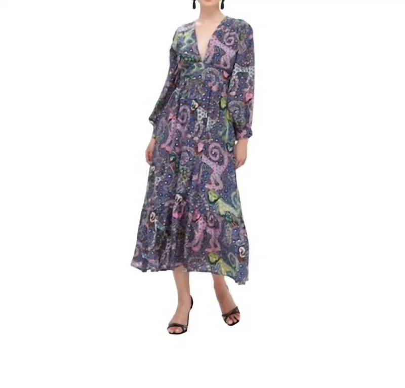 Get It Before It’s Gone!Smocked Top Maxi Dress In Purple