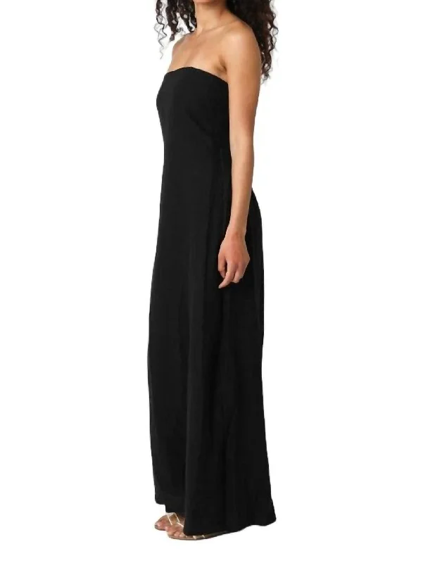 Must-Have Deals Inside!Must-Have Deals Inside!Strapless Maxi Dress In Black