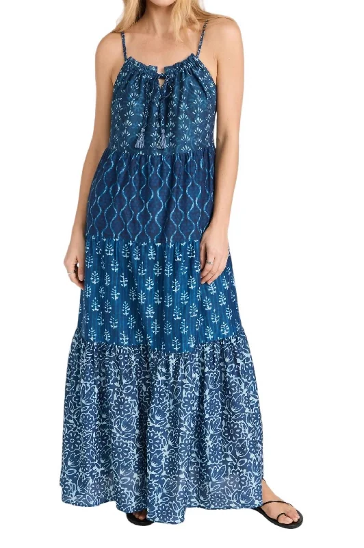 The Sale You’ve Been Waiting For!Sun Chaser Maxi Dress In Sunburst Mixed Print