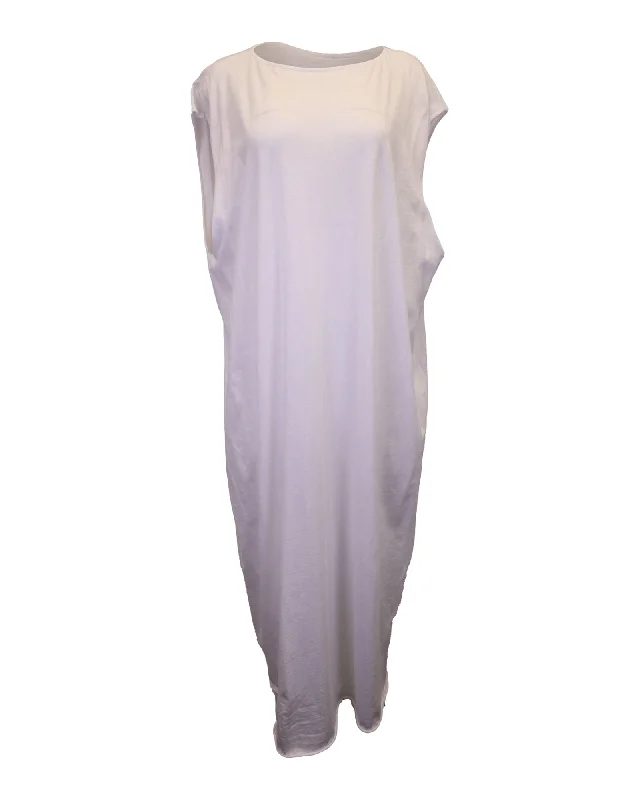 Shop Smart, Save Big!The Row Rita Maxi Dress in White Cotton Jersey