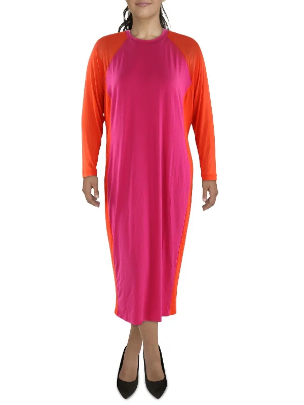 Hurry, Sale Ends Soon!Womens Colorblock Long Maxi Dress