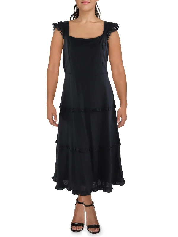 Shop Now and Save!Womens Ruffled Long Maxi Dress