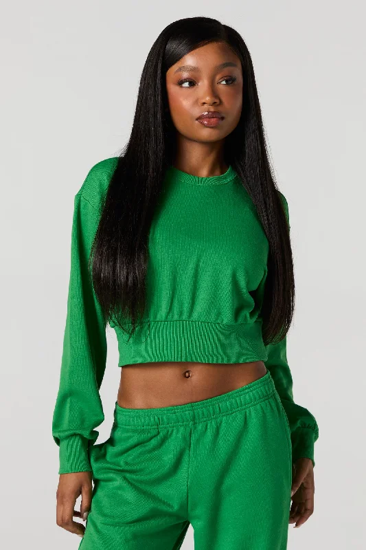 The Best Deals Won’t Wait!Crewneck Cropped Sweatshirt