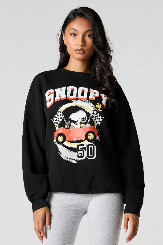 The Best Sale of the Year!Snoopy Graphic Fleece Sweatshirt