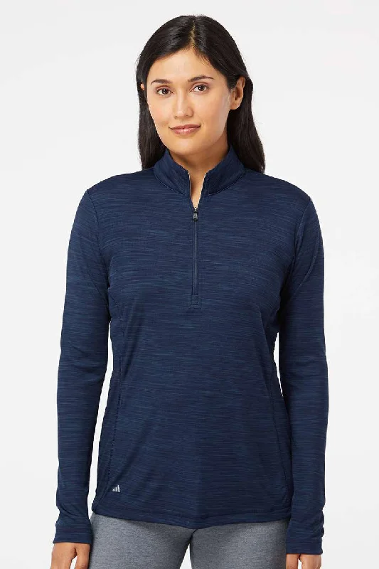 Savings You Can’t Ignore!Adidas Womens Moisture Wicking 1/4 Zip Sweatshirt - Collegiate Navy Blue Melange Savings You Can’t Ignore!Adidas Womens Moisture Wicking 1/4 Zip Sweatshirt - Collegiate Navy Blue Melange