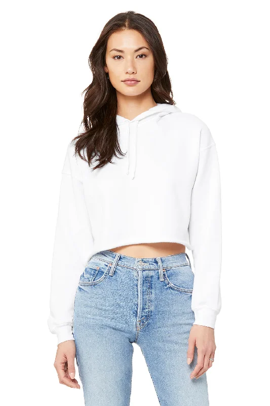 Get It Before It’s Gone!Bella + Canvas Womens Cropped Fleece Hooded Sweatshirt Hoodie - White Get It Before It’s Gone!Bella + Canvas Womens Cropped Fleece Hooded Sweatshirt Hoodie - White