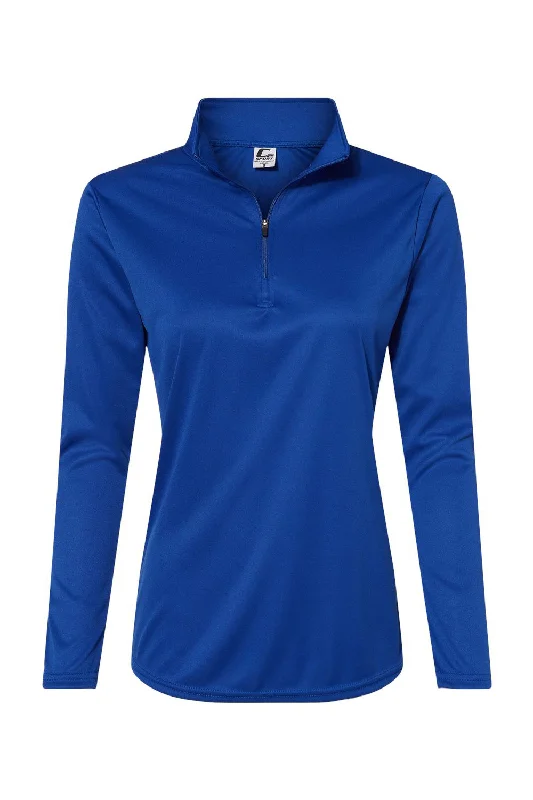 Shop More, Spend Less!C2 Sport Womens Moisture Wicking 1/4 Zip Sweatshirt - Royal Blue Shop More, Spend Less!C2 Sport Womens Moisture Wicking 1/4 Zip Sweatshirt - Royal Blue