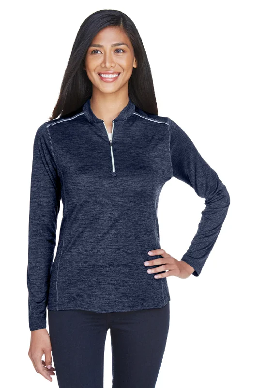 Great Deals, Just for You!Core 365 Womens Kinetic Performance Moisture Wicking 1/4 Zip Sweatshirt - Classic Navy Blue/Carbon Grey Great Deals, Just for You!Core 365 Womens Kinetic Performance Moisture Wicking 1/4 Zip Sweatshirt - Classic Navy Blue/Carbon Grey