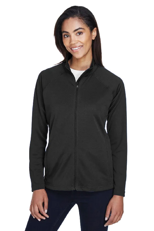 Don't Miss Out!Devon & Jones Womens Compass Stretch Tech Moisture Wicking Full Zip Sweatshirt - Black Don't Miss Out!Devon & Jones Womens Compass Stretch Tech Moisture Wicking Full Zip Sweatshirt - Black