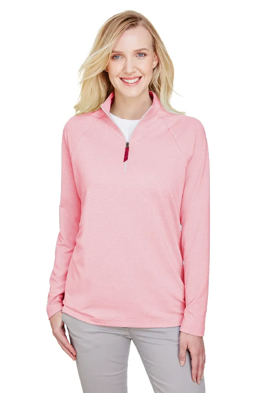 Price Drops You’ll Love!Devon & Jones Womens CrownLux Clubhouse Performance Moisture Wicking 1/4 Zip Sweatshirt - Red