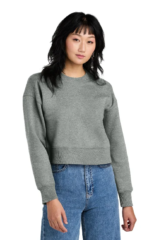 Your Favorite Items on Sale Now!District Womens Perfect Weight Fleece Cropped Crewneck Sweatshirt - Heather Steel Grey Your Favorite Items on Sale Now!District Womens Perfect Weight Fleece Cropped Crewneck Sweatshirt - Heather Steel Grey