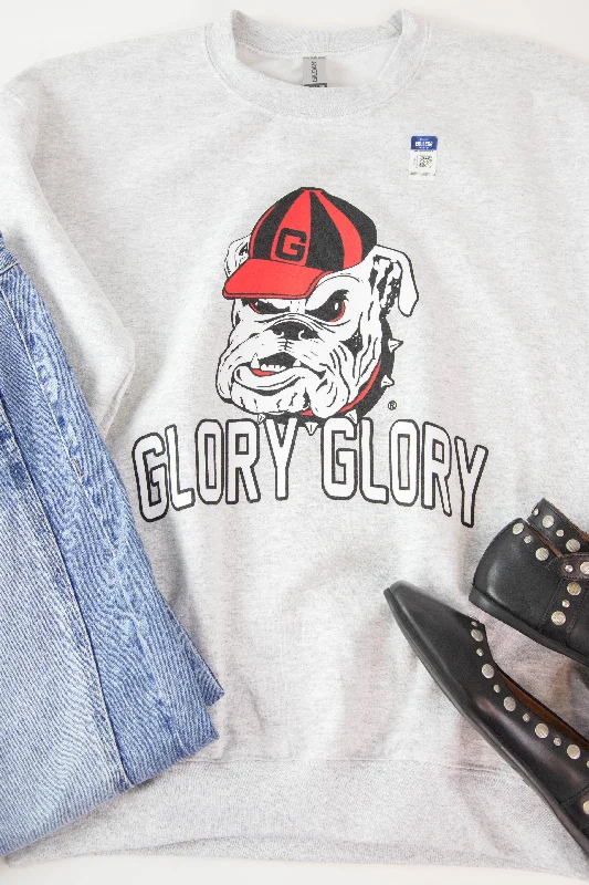 Your Discount is Waiting!Glory Glory Bulldog Sweatshirt, Heather Grey | Charlie Southern Your Discount is Waiting!Glory Glory Bulldog Sweatshirt, Heather Grey | Charlie Southern