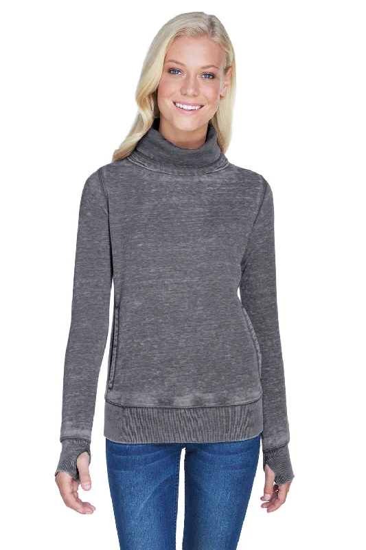 Savings You Can’t Ignore!J America Womens Zen Burnout Fleece Cowl Neck Sweatshirt - Dark Smoke Grey Savings You Can’t Ignore!J America Womens Zen Burnout Fleece Cowl Neck Sweatshirt - Dark Smoke Grey