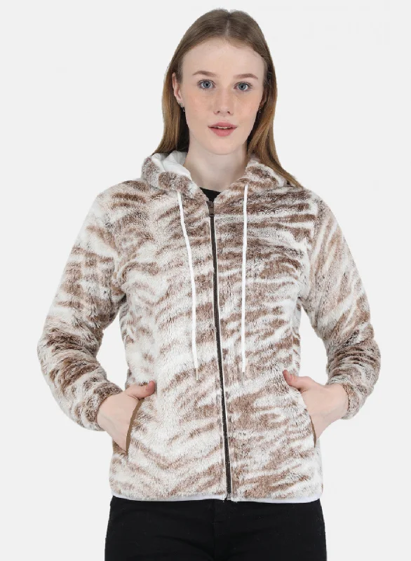 Time to Save Big!Women Beige Solid Sweatshirt
