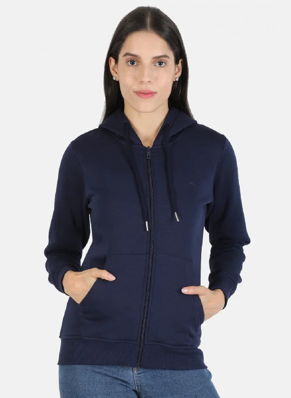 The Sale You’ve Been Waiting For!Women Blue Solid Sweatshirt