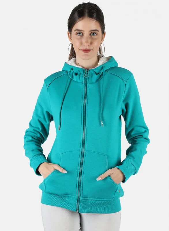 Shop the Hottest Deals!Women Blue Solid Sweatshirt