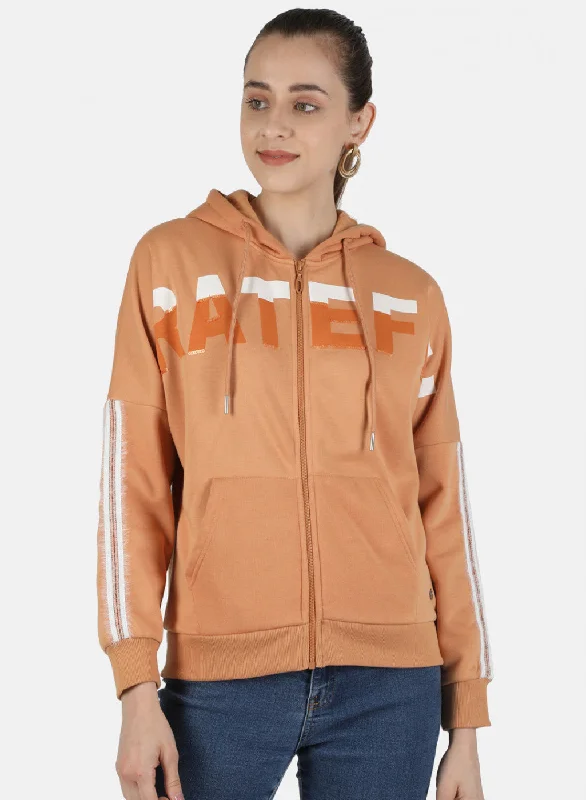 Shop Smart, Save Big!Women Brown Printed Sweatshirt