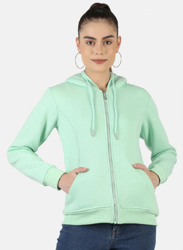 Incredible Savings Inside!Women Green Solid Sweatshirt