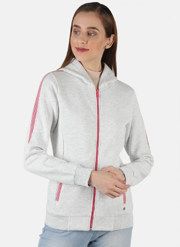 Save More with Every Purchase!Women Grey Solid Sweatshirt