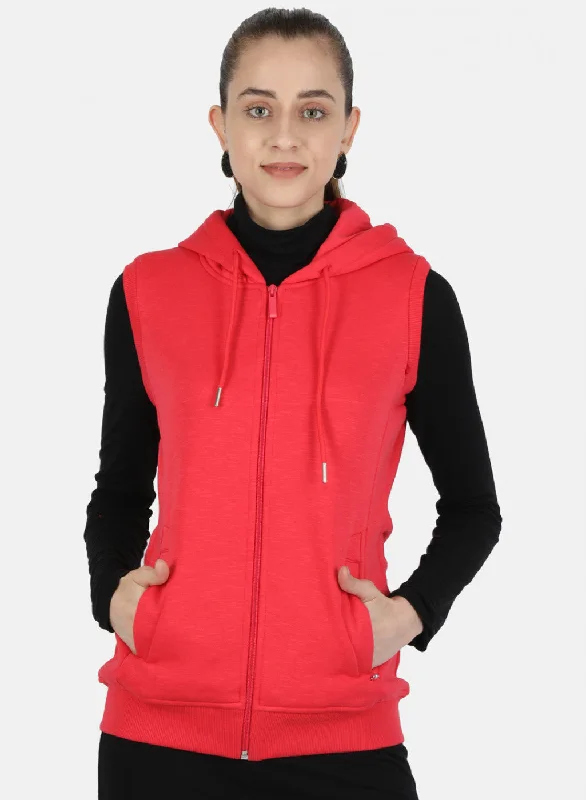 The Best Sale of the Year!Women Pink Solid Sweatshirt
