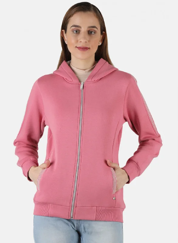 The Sale You’ve Been Waiting For!Women Pink Solid Sweatshirt