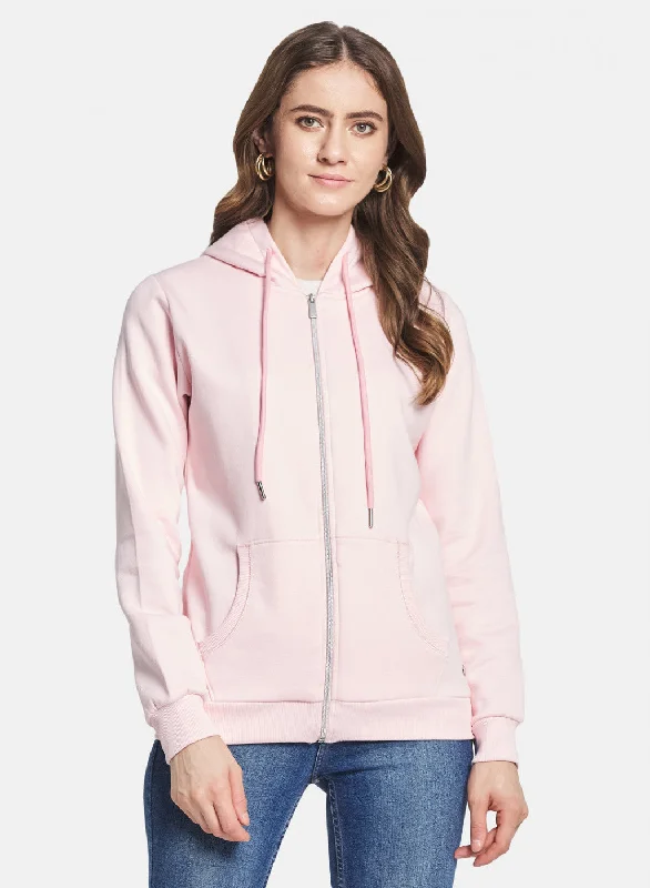 The Best Offers Are Here!Women Pink Solid Sweatshirt
