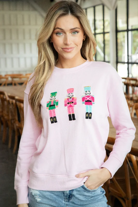 Don’t Wait – Deals Won’t Last!Nutcracker Graphic Sweatshirt, Blush