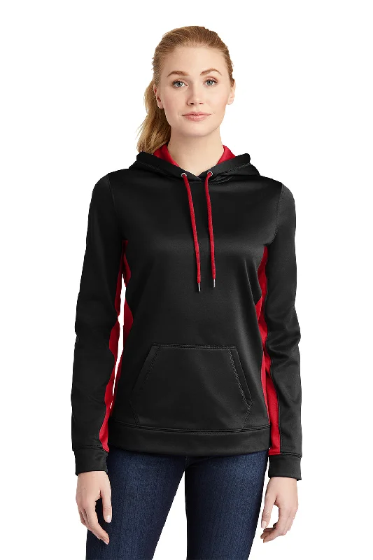 Seasonal Sale – Shop Now!Sport-Tek Womens Sport-Wick Moisture Wicking Fleece Hooded Sweatshirt Hoodie - Black/Deep Red Seasonal Sale – Shop Now!Sport-Tek Womens Sport-Wick Moisture Wicking Fleece Hooded Sweatshirt Hoodie - Black/Deep Red