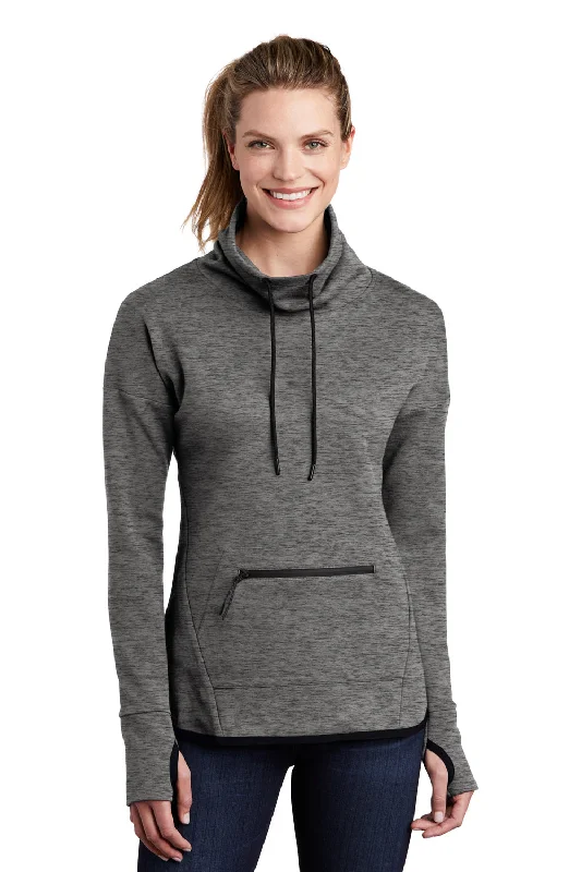 Hottest Discounts of the Year!Sport-Tek Womens Triumph Fleece Cowl Neck Sweatshirt - Heather Dark Grey Hottest Discounts of the Year!Sport-Tek Womens Triumph Fleece Cowl Neck Sweatshirt - Heather Dark Grey
