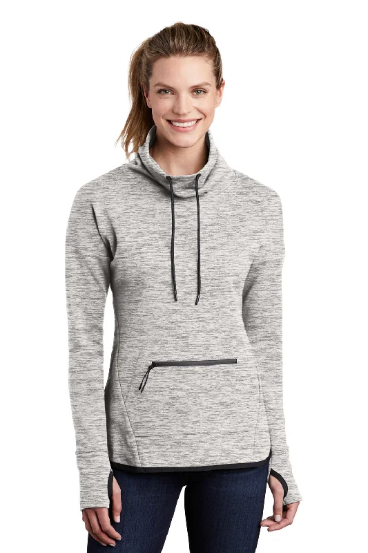 Get the Best for Less!Sport-Tek Womens Triumph Fleece Cowl Neck Sweatshirt - Heather Grey Get the Best for Less!Sport-Tek Womens Triumph Fleece Cowl Neck Sweatshirt - Heather Grey