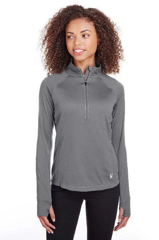 Great Deals, Just for You!Spyder Womens Freestyle 1/4 Zip Sweatshirt - Polar Grey