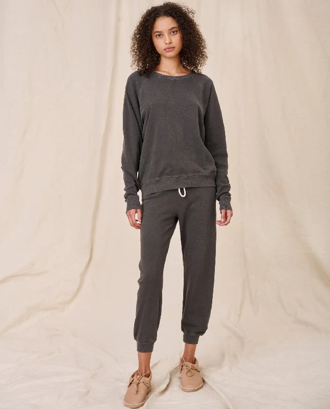 Huge Price Cuts Await!Huge Price Cuts Await!The College Sweatshirt. Solid -- Washed Black