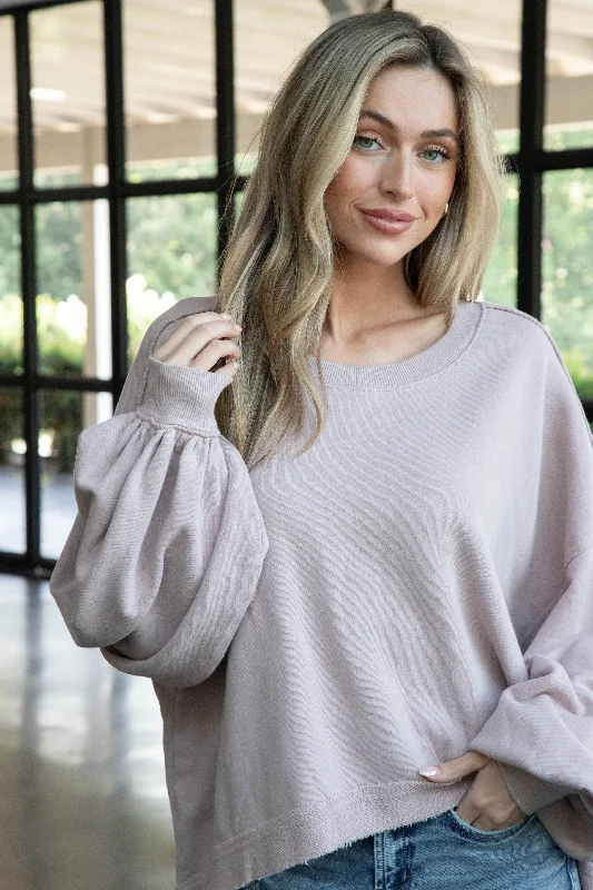 Save Like Never Before!Trish Sweatshirt, Cashmere | Free People