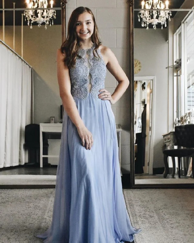 Limited Deals, Unlimited Savings!Charming O-Neck A-Line Prom Dresses Long Prom Dresses,Cheap Prom Dresses    cg22006