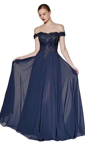 The Best Deals Won’t Wait!Cinderella Divine - Flowy Chiffon Lace Embellished A-Line Gown 7258 The Best Deals Won’t Wait!Cinderella Divine - Flowy Chiffon Lace Embellished A-Line Gown 7258
