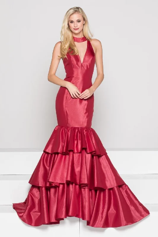 Get More for Less!Colors Dress - Ruffled High Mermaid Dress 1882 - 2 pcs Wine In Size 8 and 1 pc Royal in Size 6 Available Get More for Less!Colors Dress - Ruffled High Mermaid Dress 1882 - 2 pcs Wine In Size 8 and 1 pc Royal in Size 6 Available